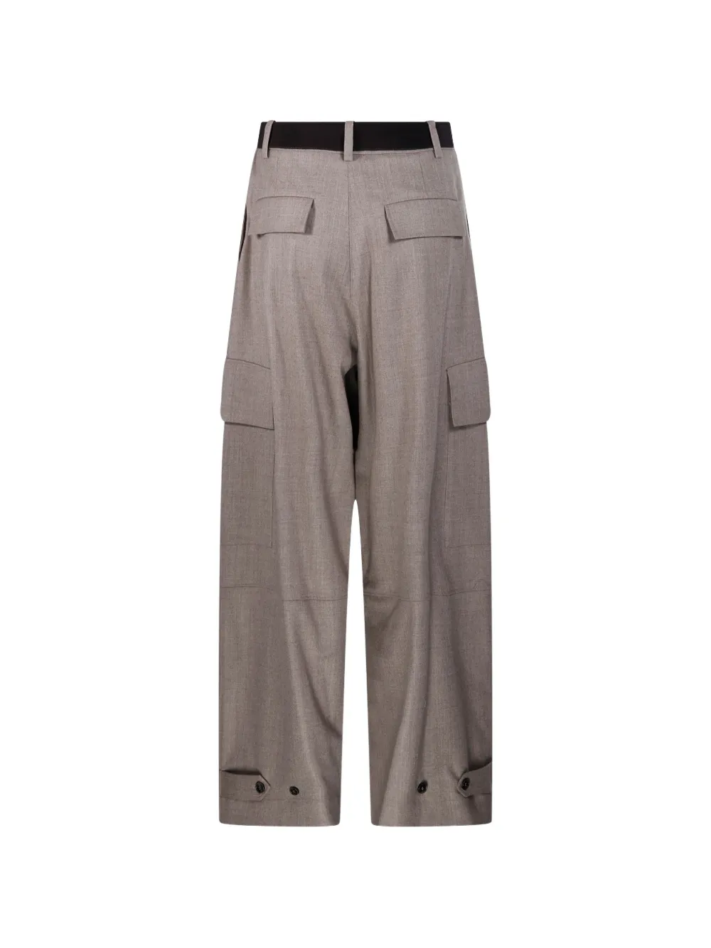 P.A.R.O.S.H. Cargo broek met ceintuur Grijs