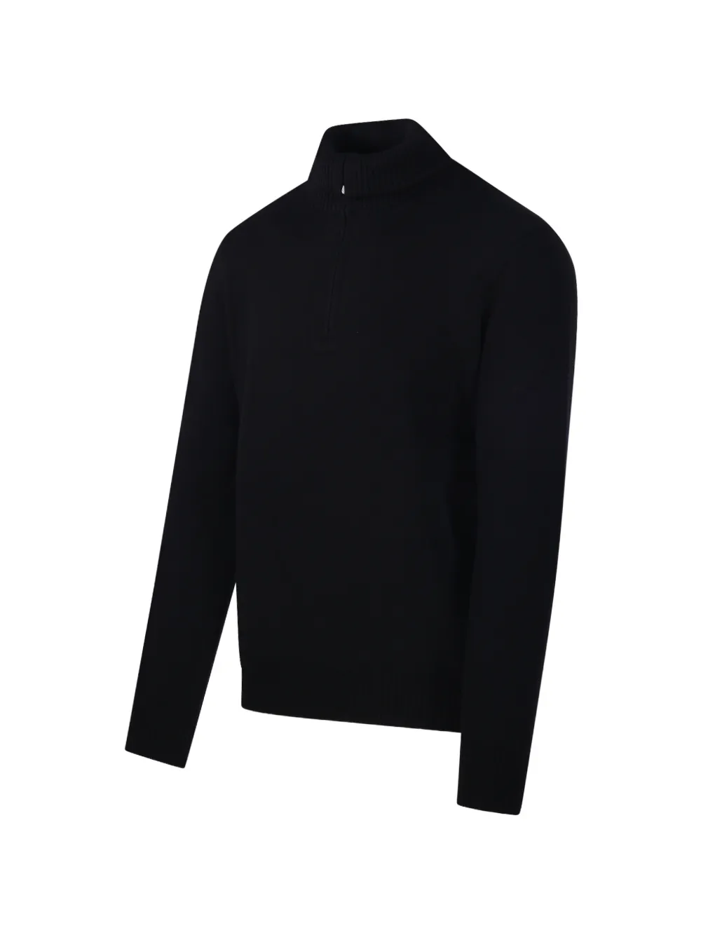 Altea half-zip knitted sweater Zwart