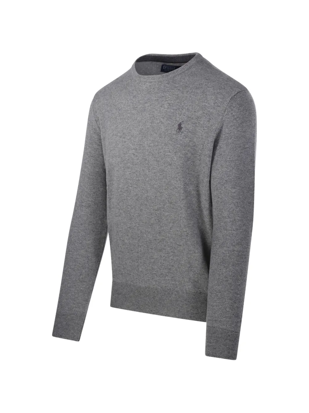 Polo Ralph Lauren Trui met geborduurd logo en ronde hals Grijs