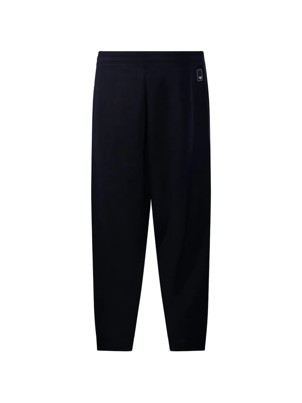 Emporio Armani Joggingbroek van scheerwol Blauw