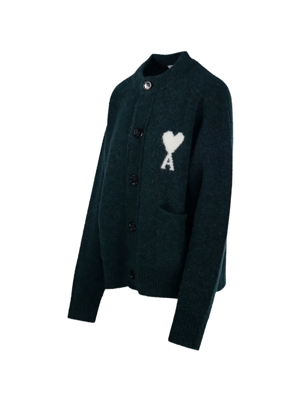AMI Paris Ami de Coeur vest Groen