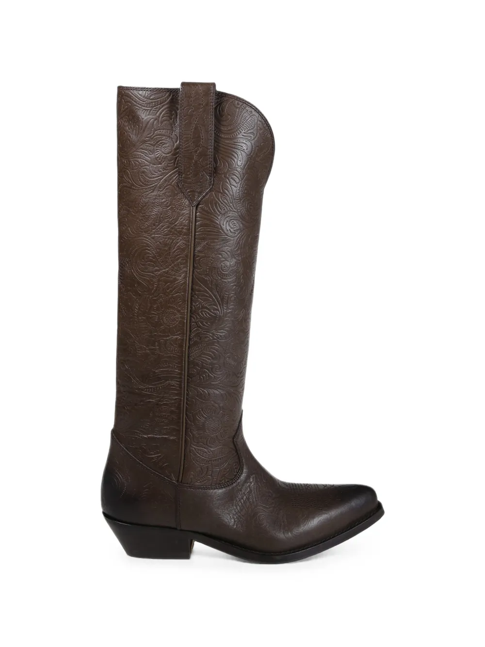 Golden Goose Star-embroidery leather boots - Marron Golden Goose Star-embroidery leather boots - Marron