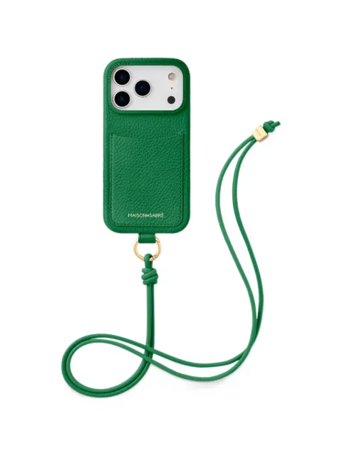 MAISON de SABRÉ The Sling leather iPhone 18 Pro case