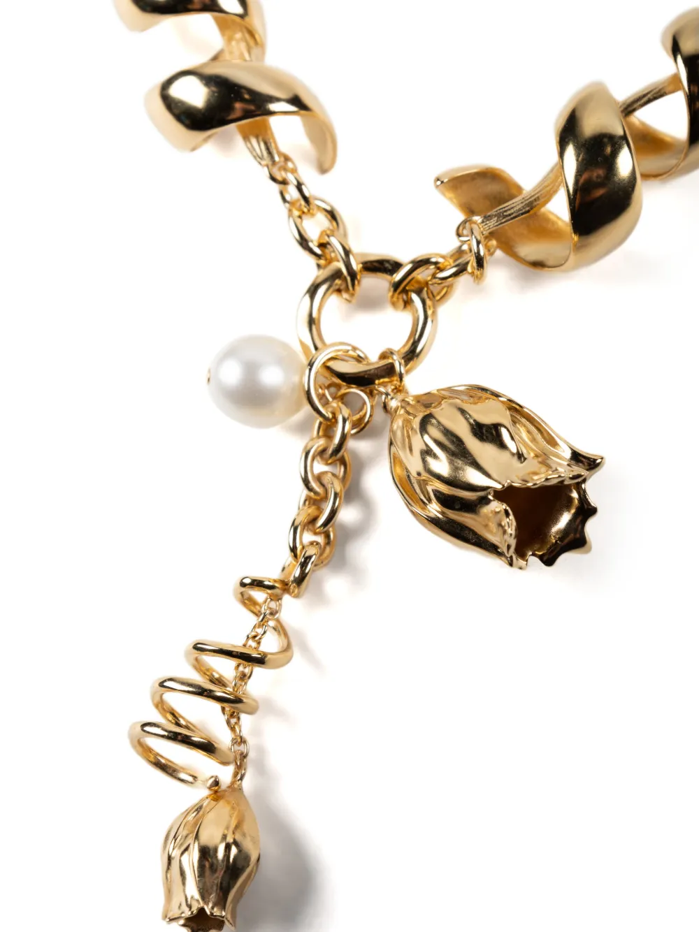 Chloé tulip-detail belt Goud