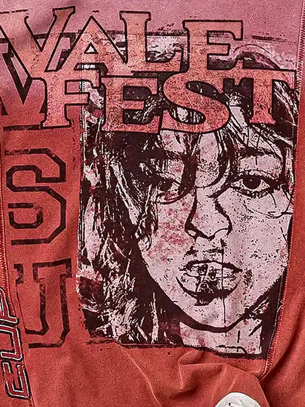 Vale Hot Mess T-shirt met grafische print Rood