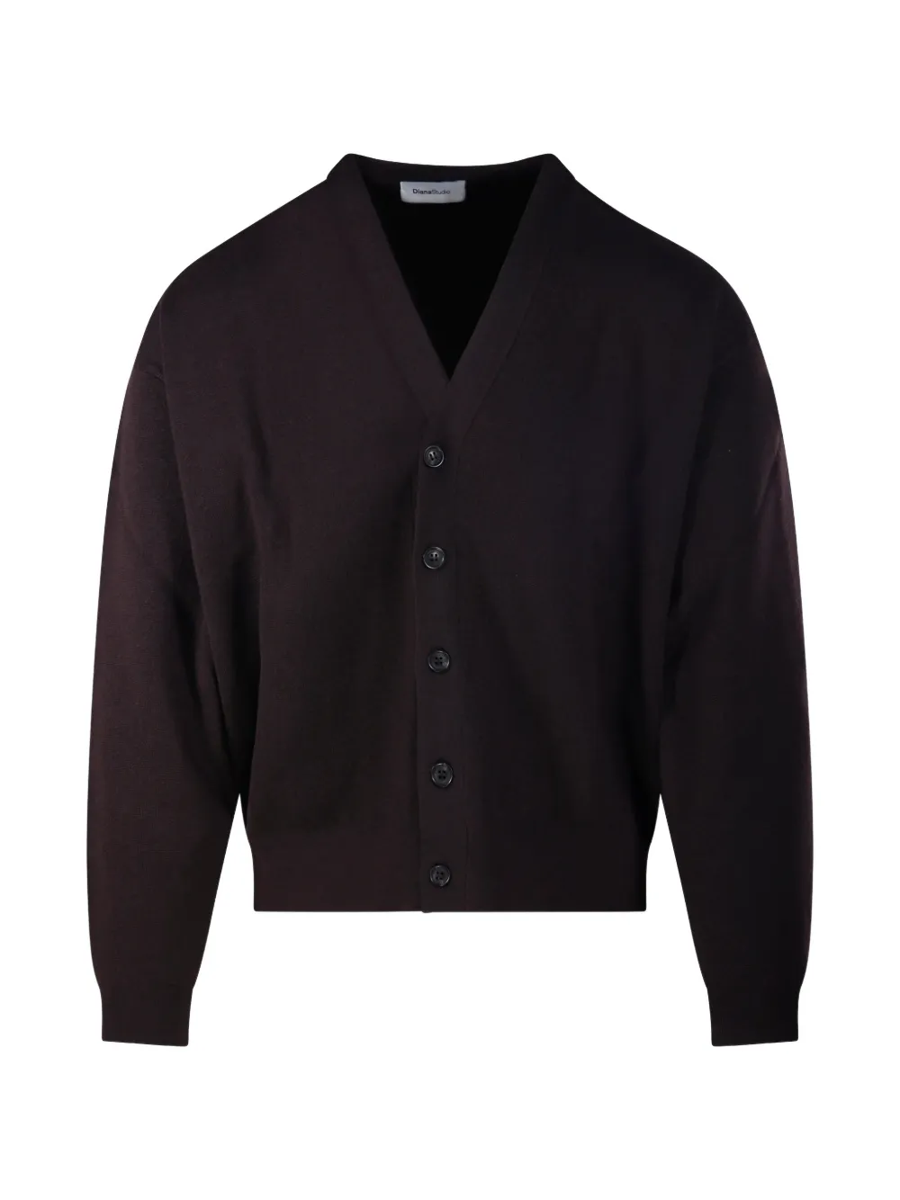Diana Studio V-neck Button-up Cardigan In Brown