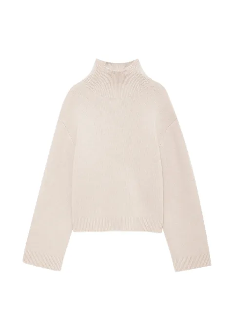 ANINE BING Alma turtleneck sweater - beige