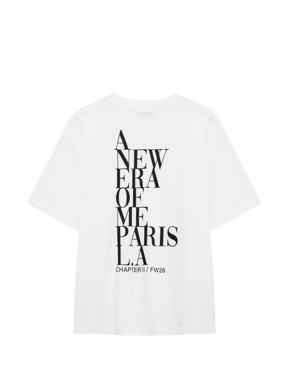ANINE BING New Era of Me Cade T-shirt Wit