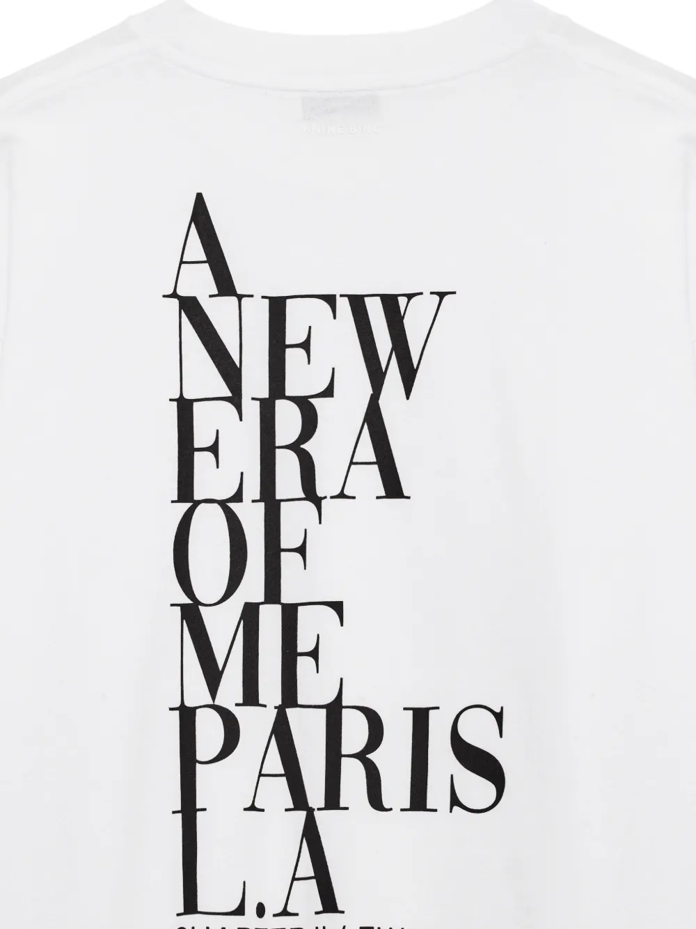 ANINE BING New Era of Me Cade T-shirt Wit