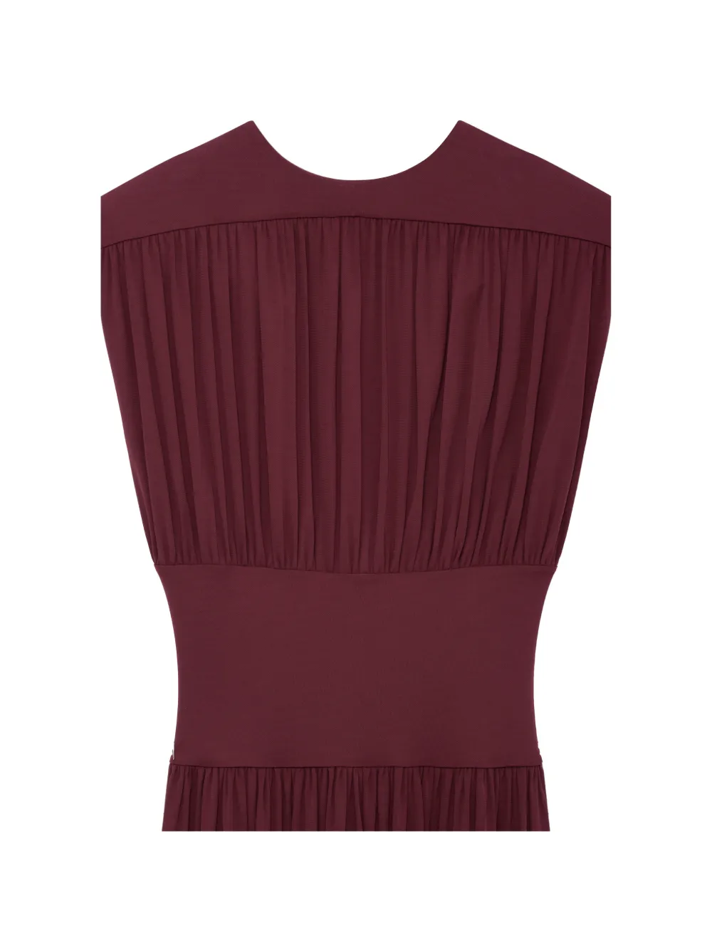 ANINE BING Fran jurk bordeauxrood