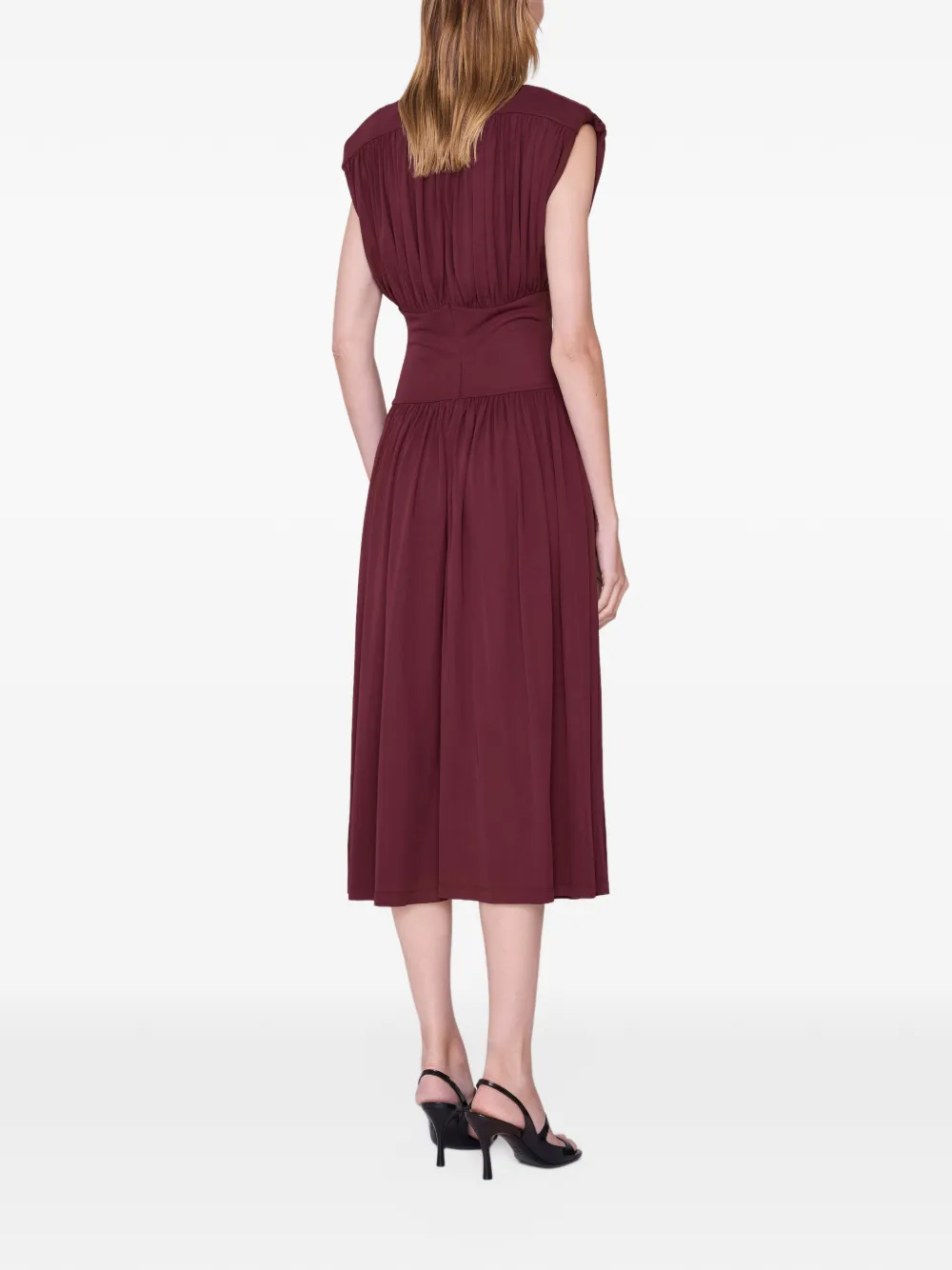 ANINE BING Fran dress - burgundy - Rouge ANINE BING Fran dress - burgundy - Rouge