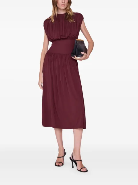 ANINE BING Fran dress - burgundy