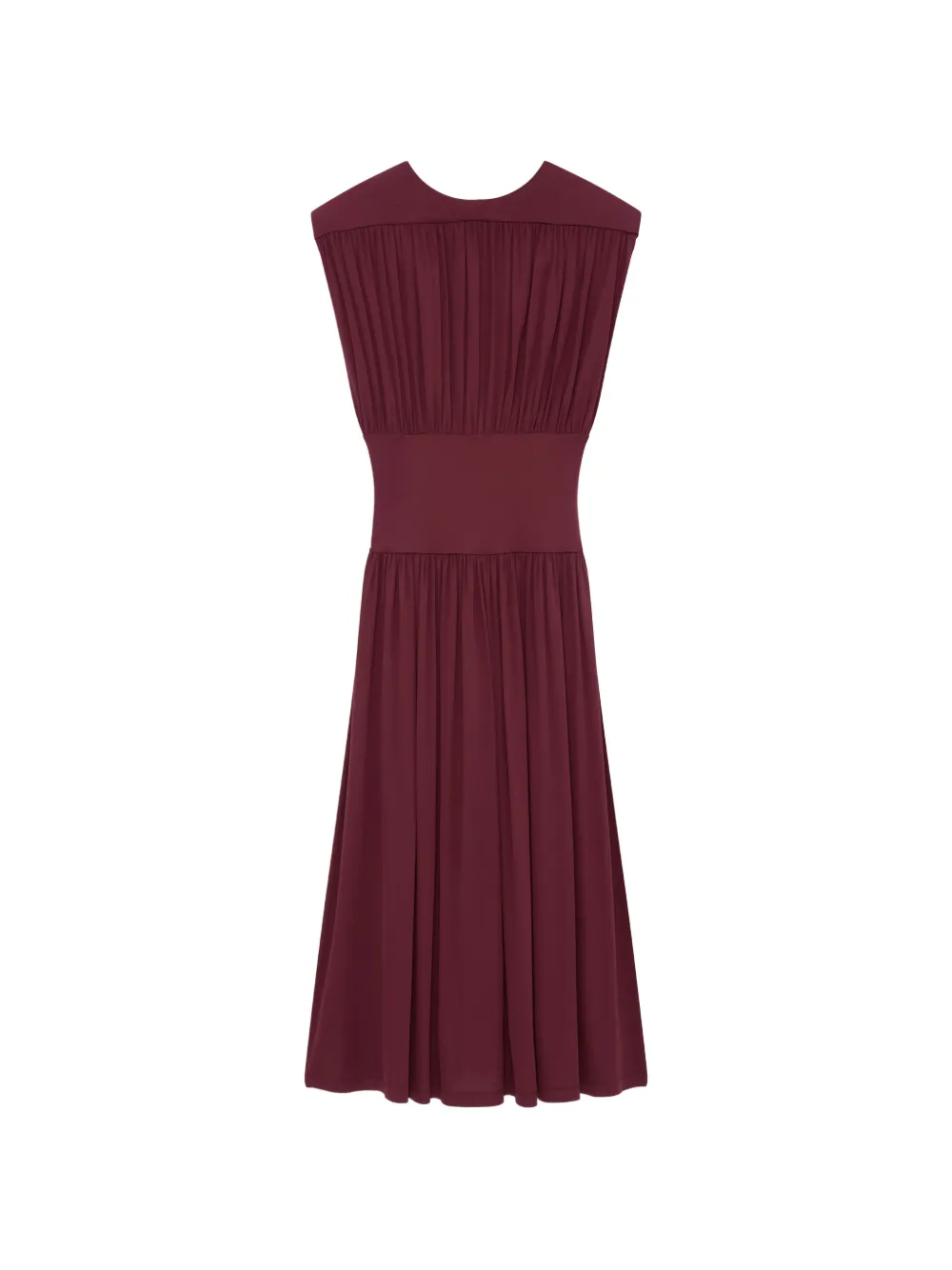 ANINE BING Fran jurk bordeauxrood