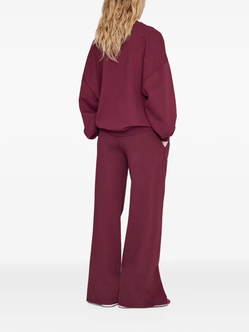 ANINE BING Miles Collegiate sweater bordeauxrood