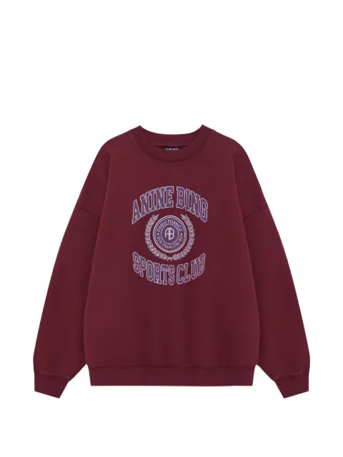 ANINE BING Miles sweatshirt Collegiate - burgundy