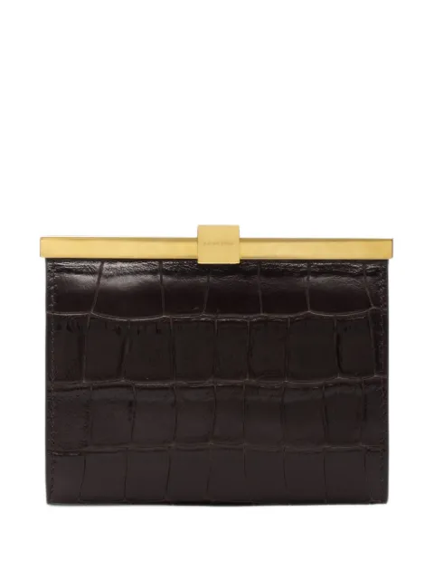 ANINE BING Anine wallet embossed - dark brown