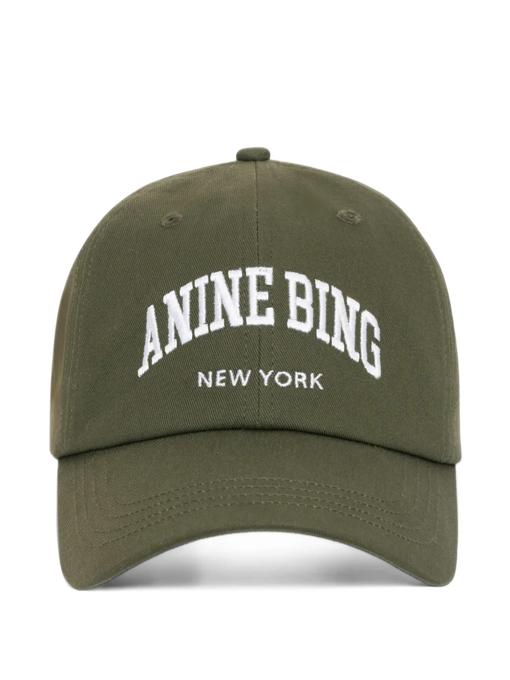 ANINE BING Jeremy baseball cap Anine Bing NY - army green - Vert
