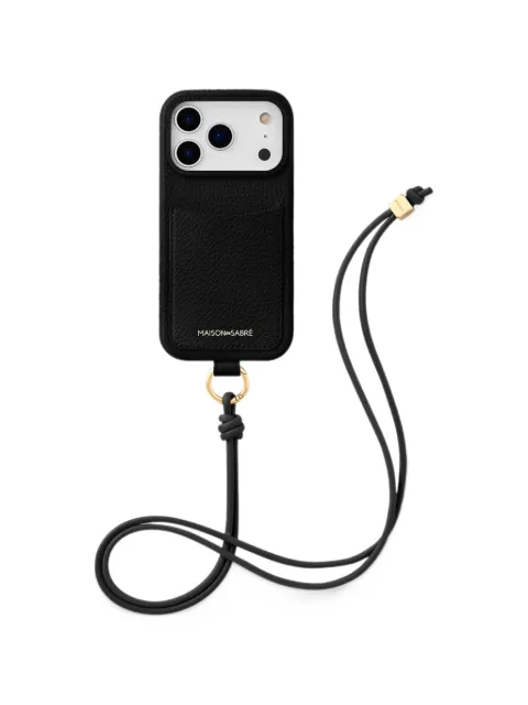 MAISON de SABRÉ The Sling leather  iPhone 18 Pro phone case