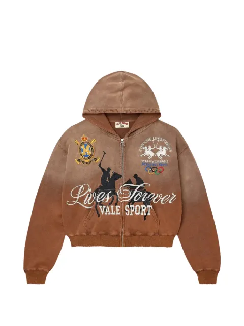 Vale Vanderbilt graphic-print hoodie