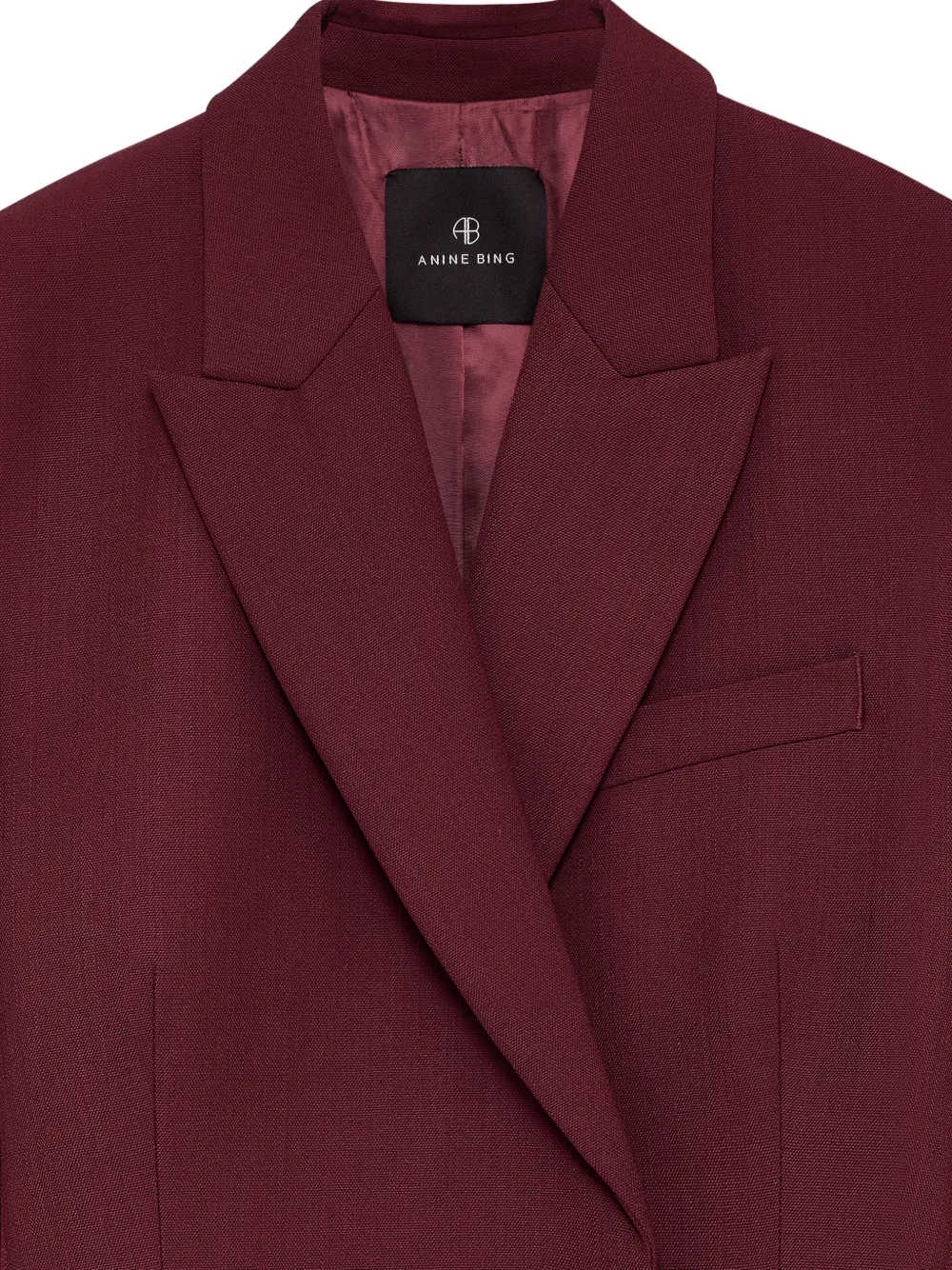 ANINE BING Aretha blazer bordeauxrood