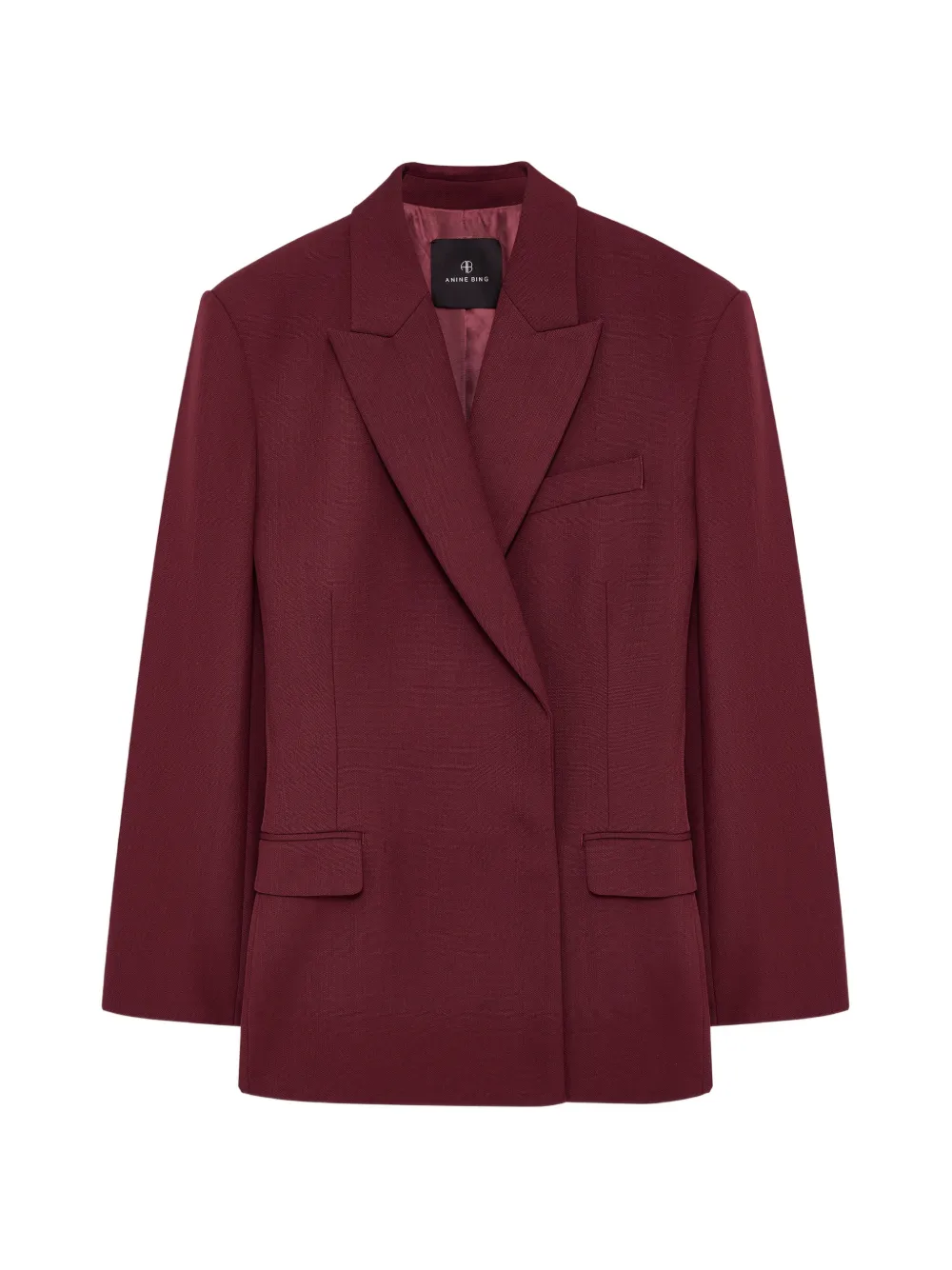 ANINE BING Aretha Blazer - bordeauxrot
