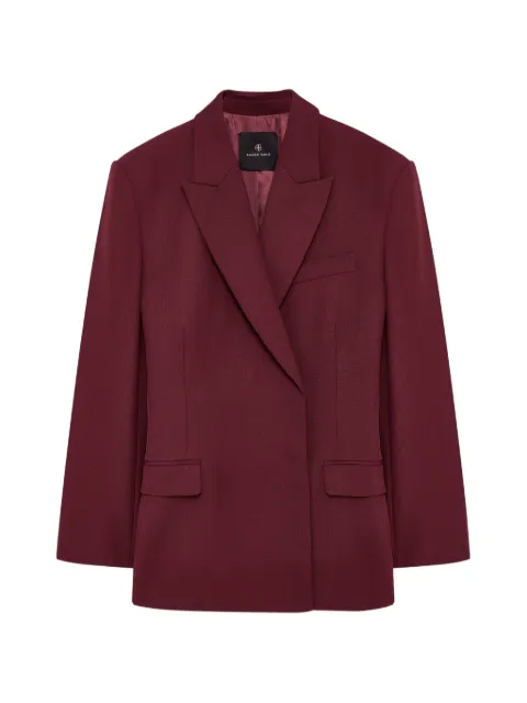 ANINE BING Aretha blazer - burgundy
