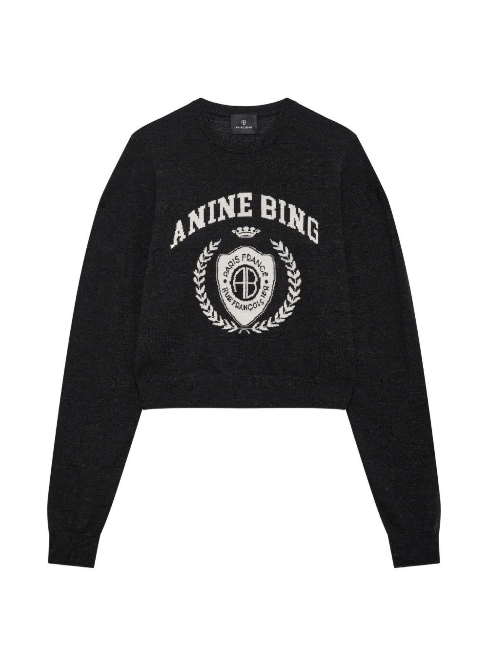 ANINE BING Mia sweater - charcoal - Noir ANINE BING Mia sweater - charcoal - Noir