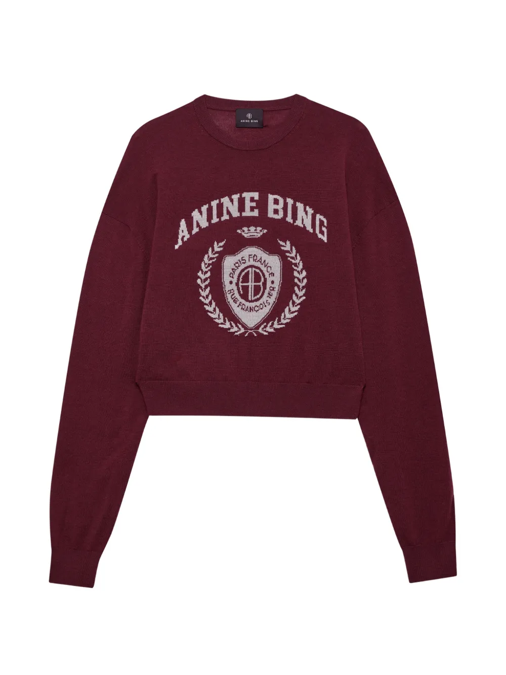 ANINE BING Mia sweater - burgundy - Rouge ANINE BING Mia sweater - burgundy - Rouge