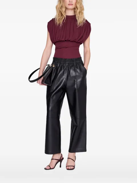 ANINE BING Fran top - burgundy