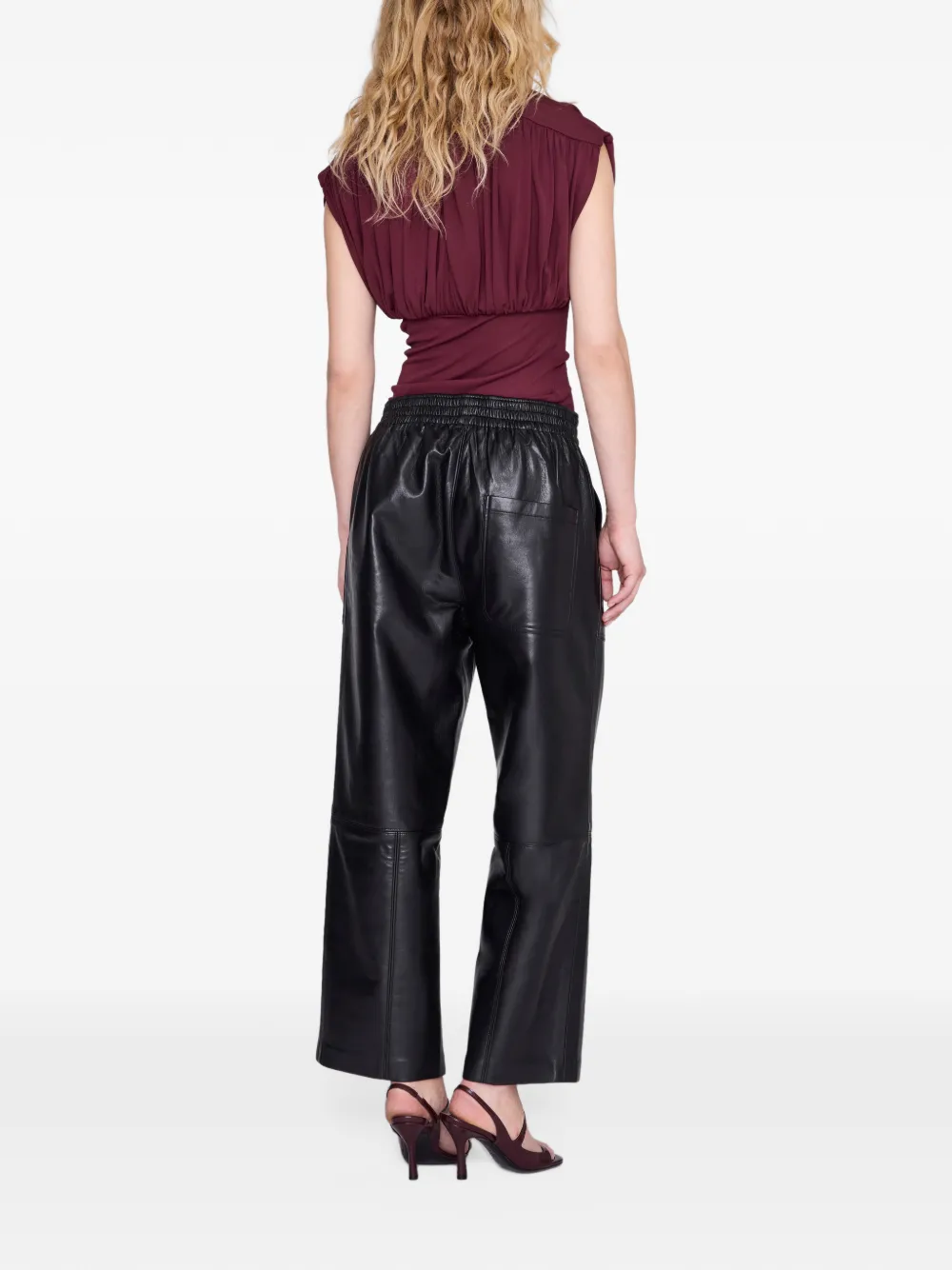 ANINE BING Fran top bordeauxrood