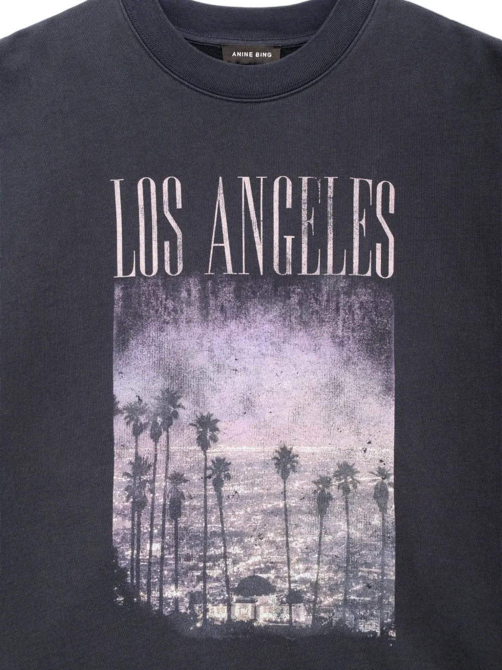 ANINE BING Miles sweater Los Angeles zwart