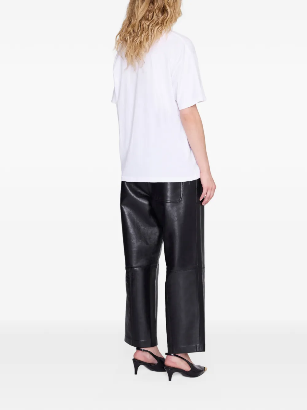 ANINE BING Cade tee Los Angeles wit