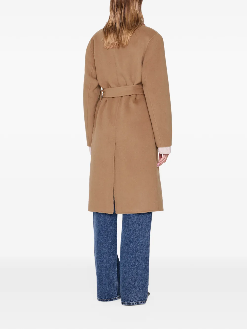 ANINE BING Sana jas van kasjmierblend Beige