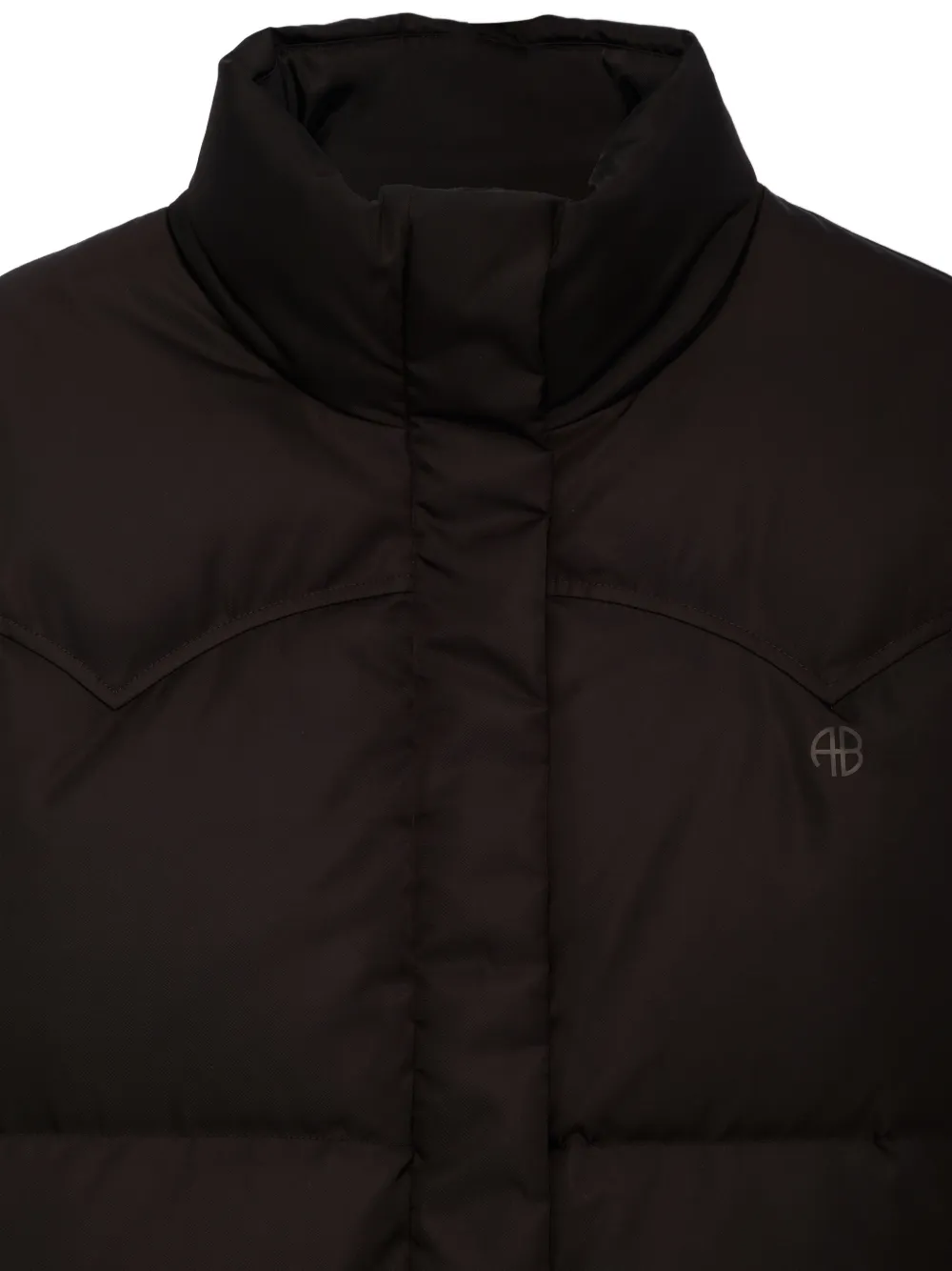 ANINE BING Oslo cropped donsjack Bruin