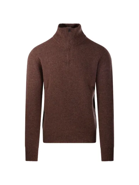 Altea quarter-zip ribbed-trim sweater