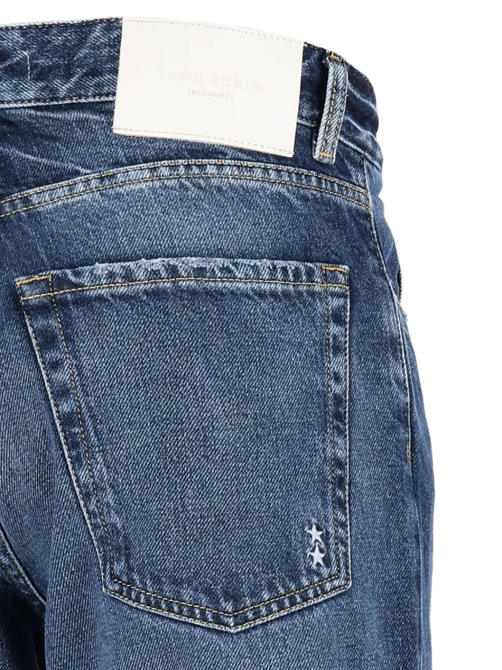 ICON DENIM Kanye straight-leg jeans Blauw