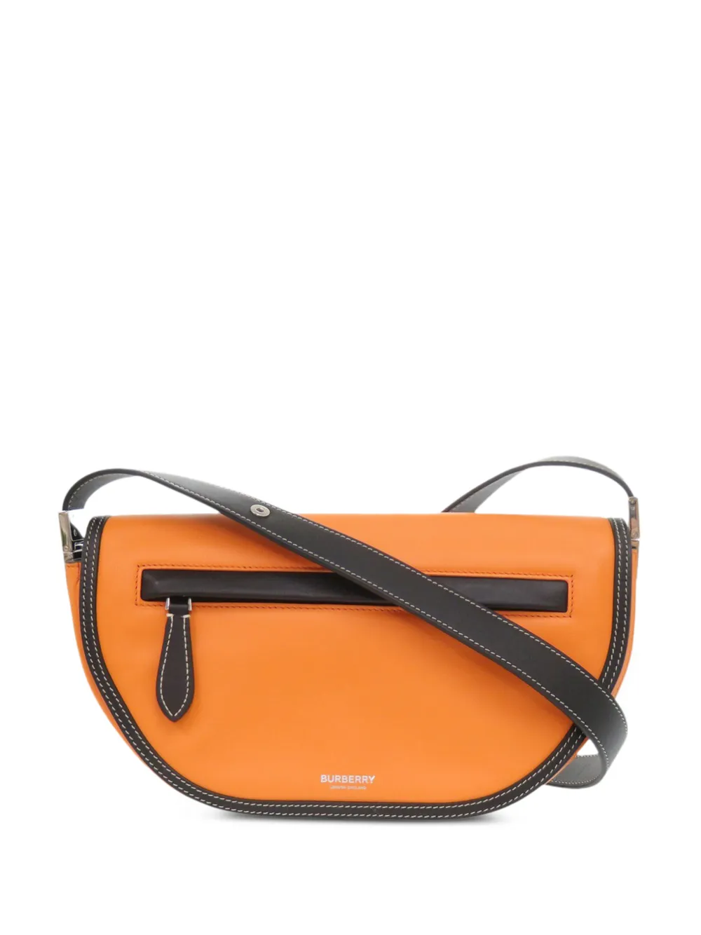 Burberry Pre-Owned 2023-2026 Small Leather Olympia shoulder bag - Orange