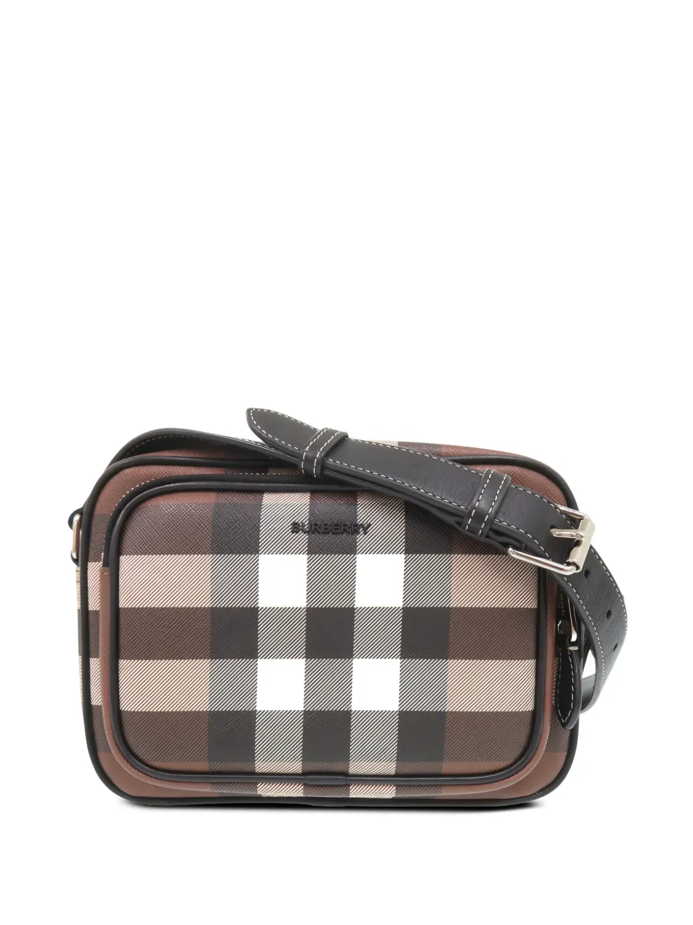Burberry Pre-Owned 2000-2026 Paddy Check crossbody bag - Braun