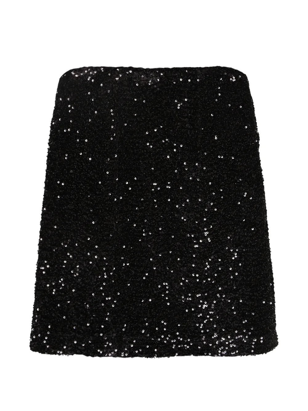 Blanca Vita sequin-embellished A-line skirt - Noir Blanca Vita sequin-embellished A-line skirt - Noir