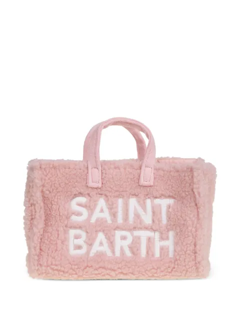 MC2 Saint Barth logo-embroidered teddy crossbody bag