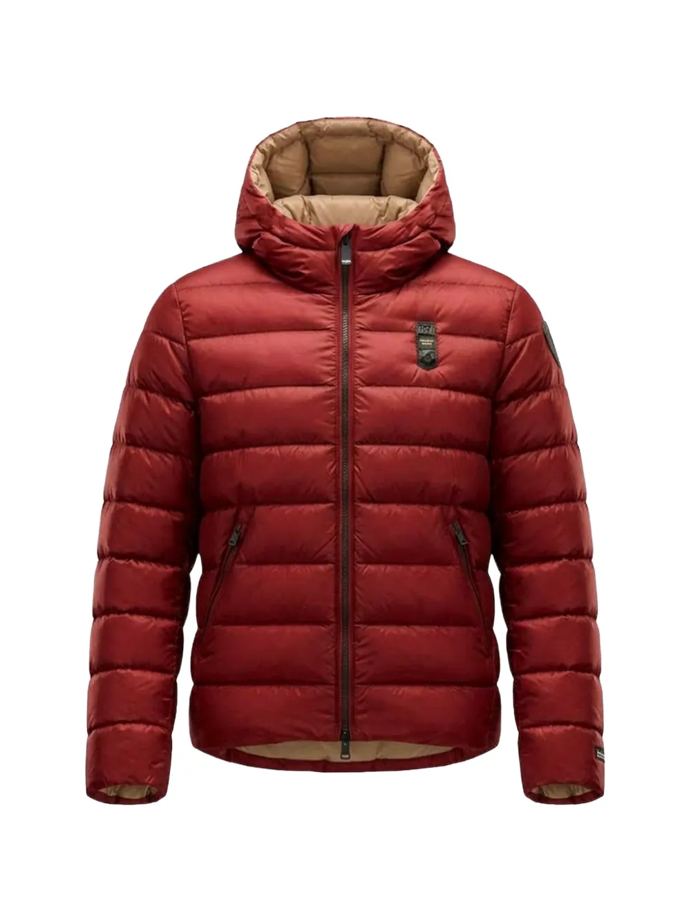 Blauer quilted hooded jacket - Rosso