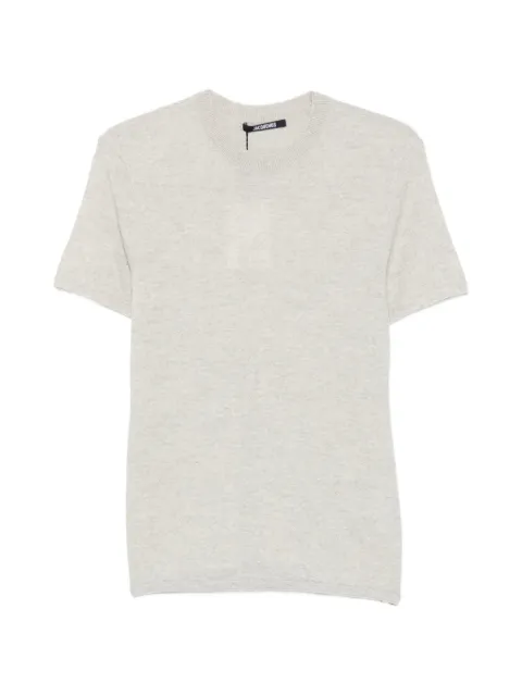 Jacquemus logo-pointelle T-shirt