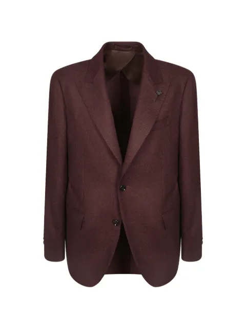 Lardini peak-lapel single-breasted blazer