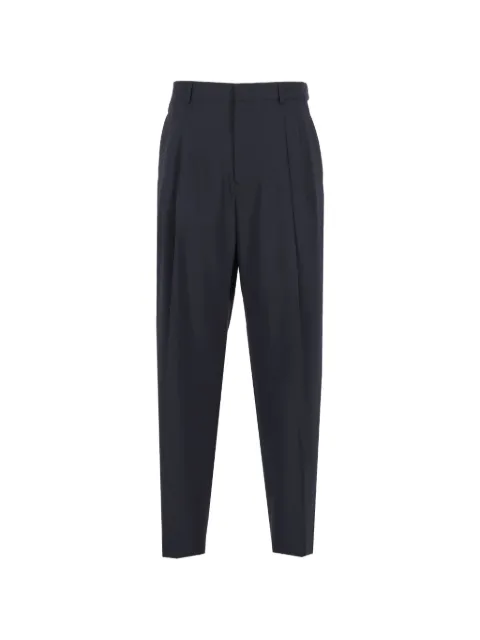 Emporio Armani double-pleated wide-leg trousers
