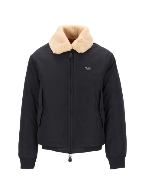 Emporio Armani logo-patch padded jacket