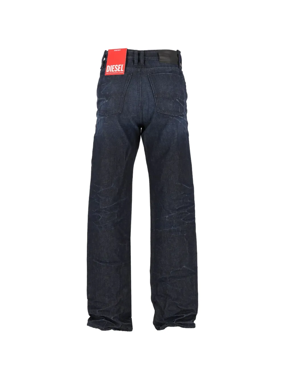 Diesel regular jeans hight waist 1991 D-Voeed Blauw