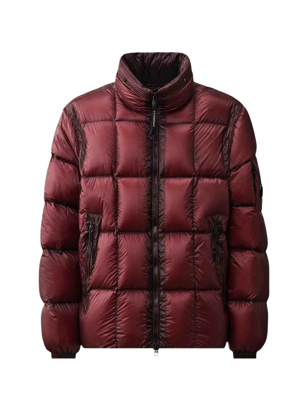 C.P. Company D.D. Shell Lens hooded down jacket - Rouge