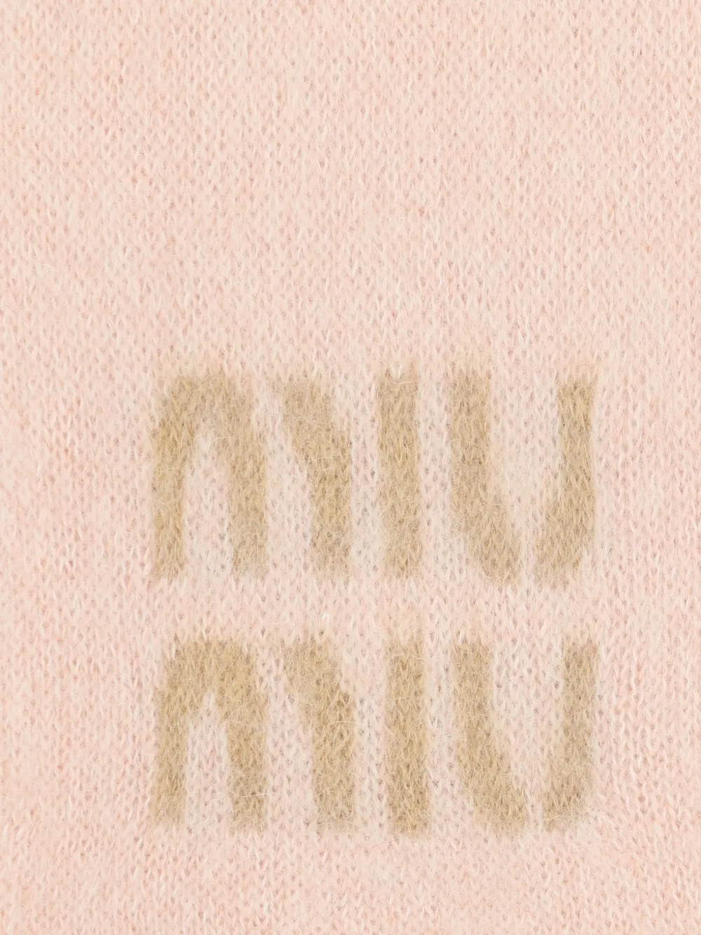Miu Sjaal van wol en mohair Roze