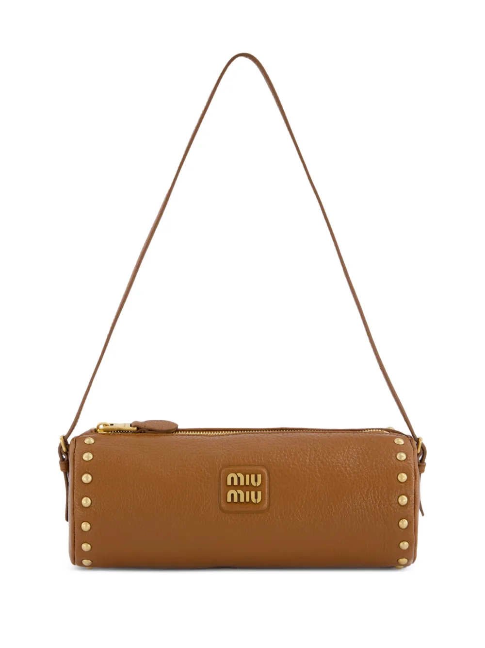Miu Miu Mini-Tasche aus Leder - Braun