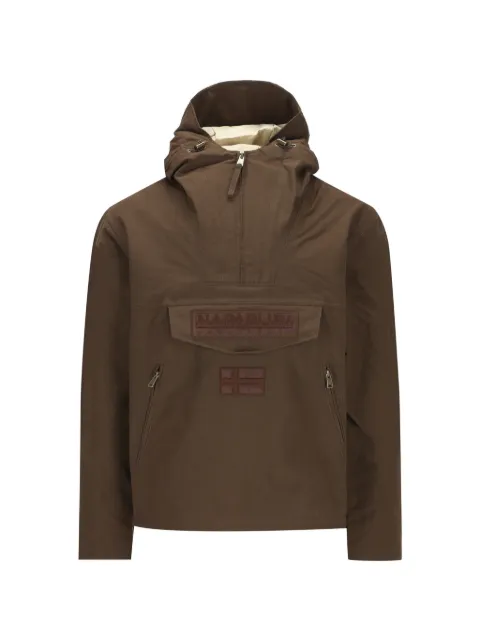 Napapijri Rainforest Next logo-appliqué raincoat